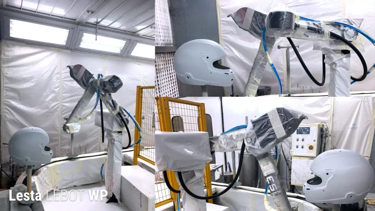 Lesta LEBOT WP coniuga il minimo ingombro al minimo investimento - integrabile in ogni tipo di impianto per la verniciatura e finitura industriale, a liquido o a polvere