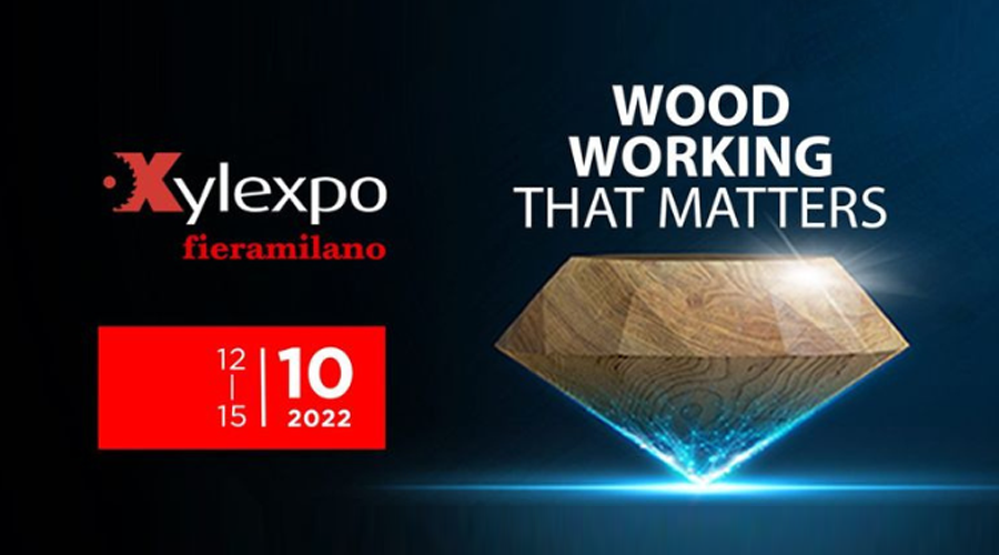 XYLEXPO 2022 - Fiera machine learning ed innovazione tecnologica per la finitura del legno 12 - 15 Ottobre Milano Italy