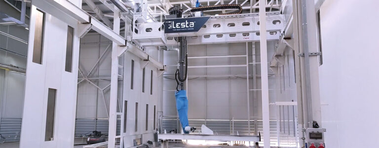 Lesta painting robots for large-scale systems