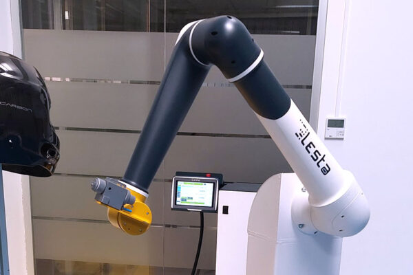 Lesta LEBOT Picchio is the compact robot designed for painting small parts