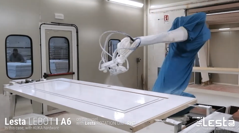 Verniciatura PORTE TUTTO IN AUTOMATICO Lesta LEBOT I A6 (hardware KUKA)