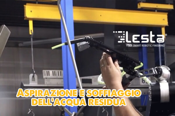 Suction and blowing for metal coating